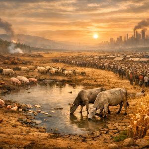 الحلّ الخاطئ لأزمة الزيادة السكانية: ثمانية مليارات إنسان ليسوا المشكلة، الزراعة الحيوانية هي من يستنزف الكوكب